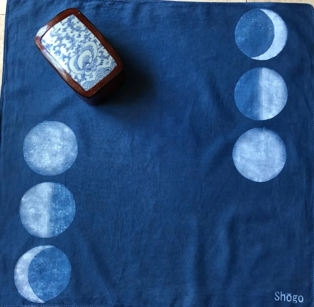 Indigo Shibori Bandanas.
