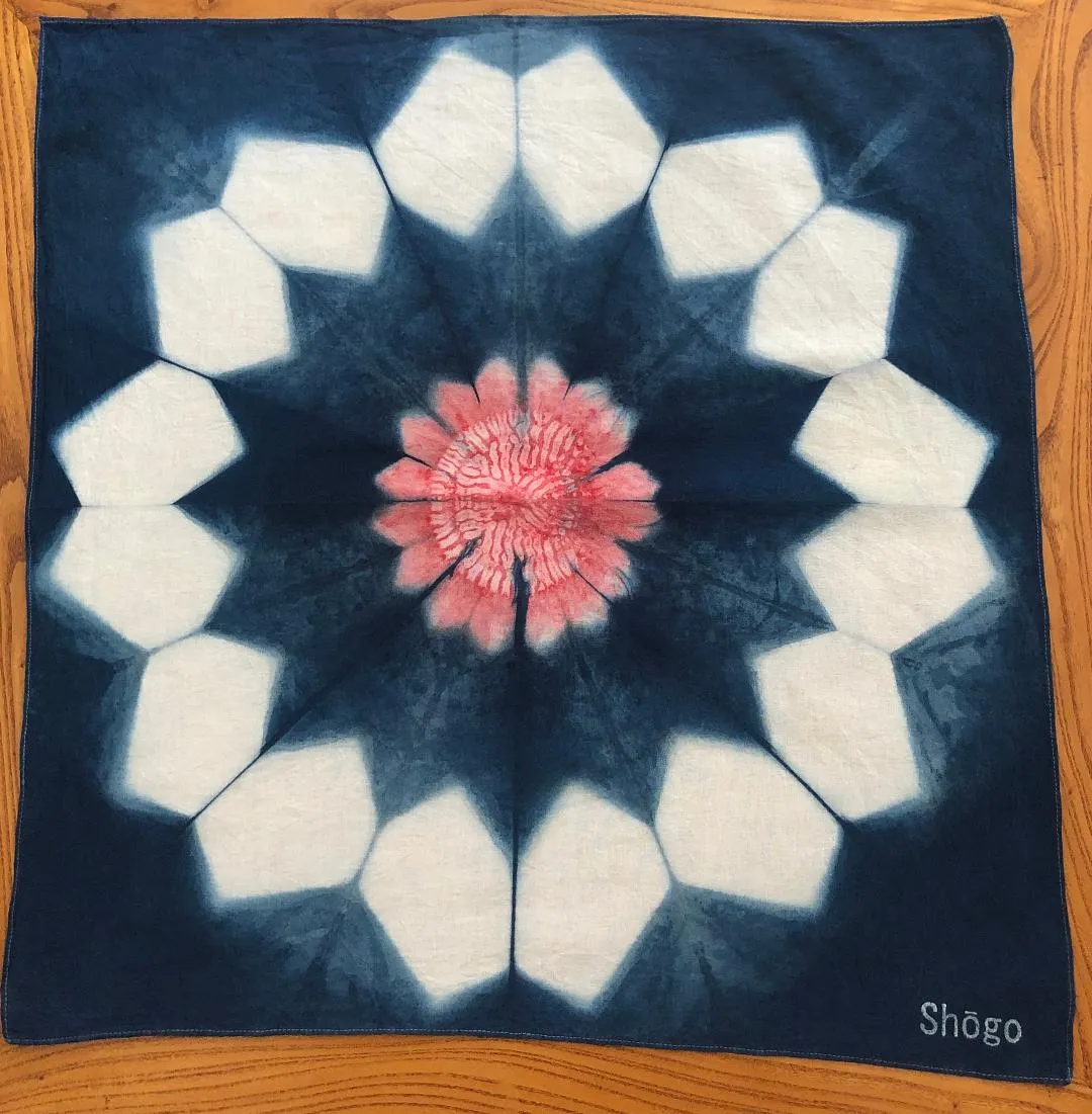 Indigo Shibori Bandanas.