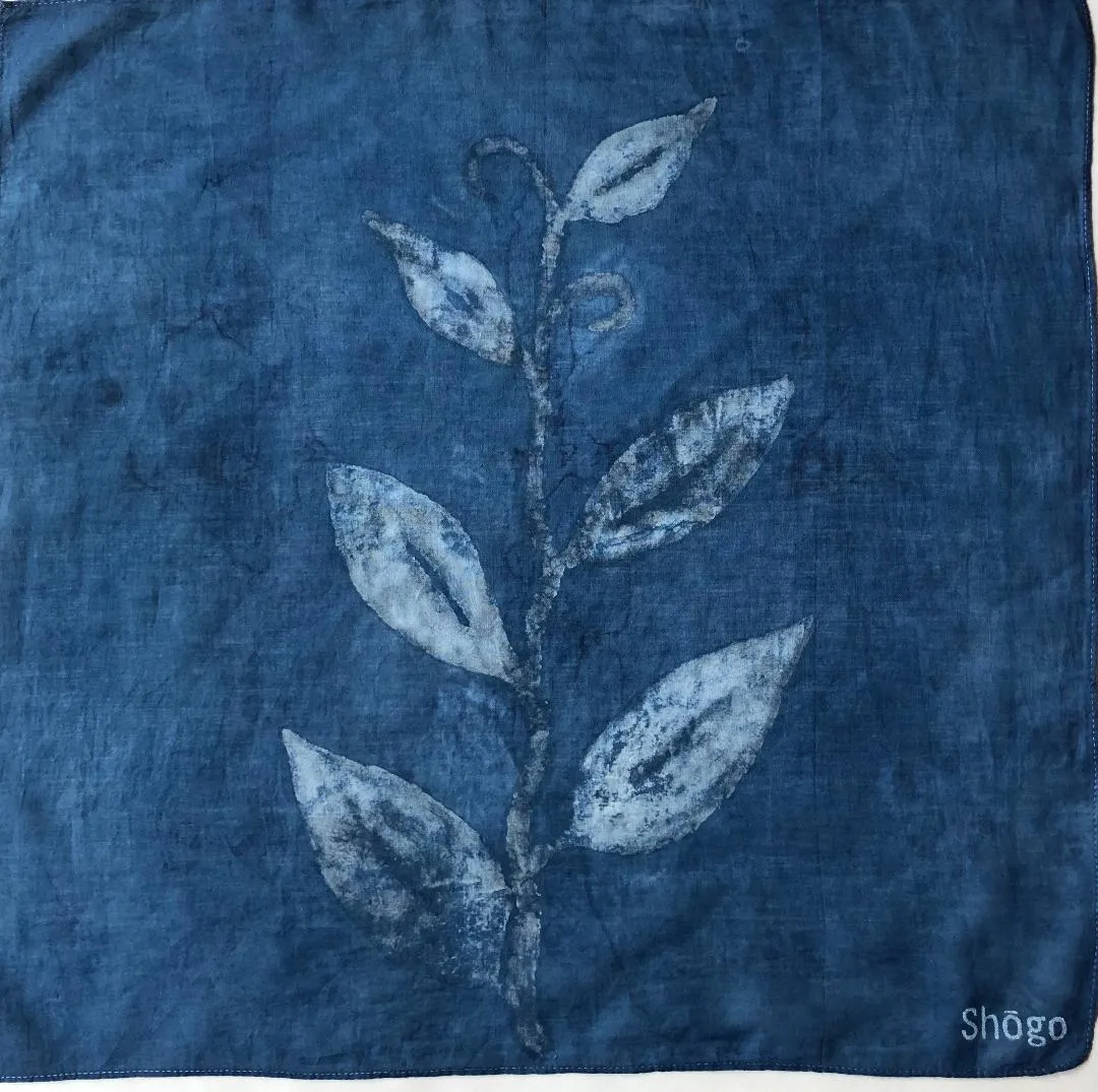 Indigo Shibori Bandanas.