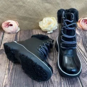 Jambu Black Winter Snow Boots 7.5