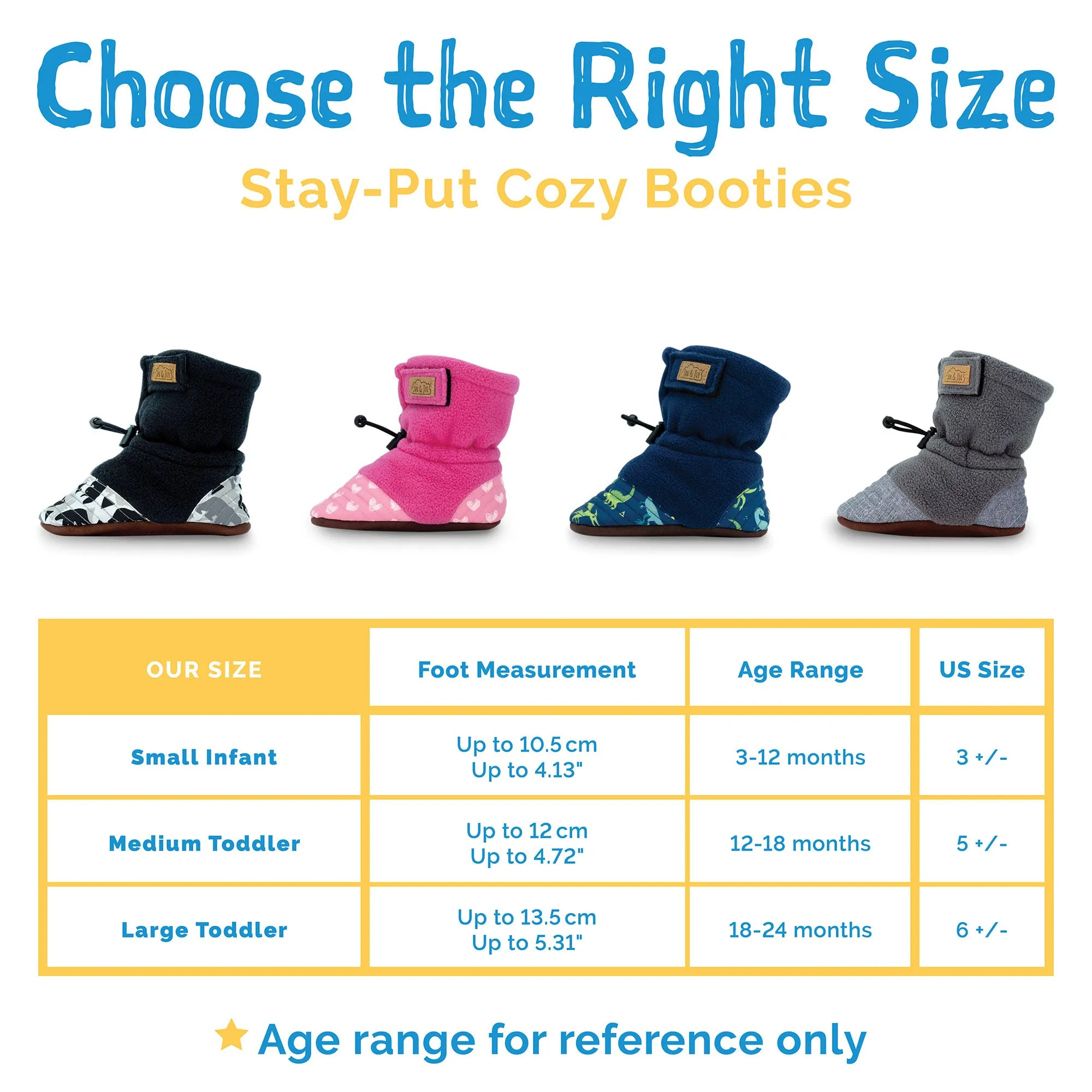 Jan & Jul Baby Stay-Put Cozy Booties