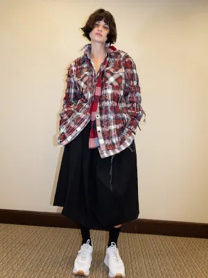 JRAT 3B Long Sleeve Button Up (Red Plaid, Red Buffalo Check, Red Plaid)