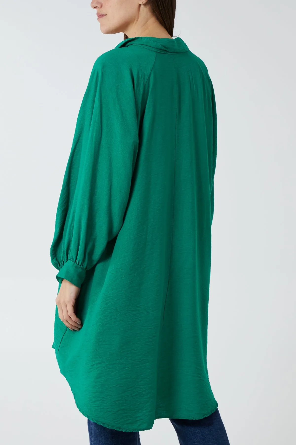 Kiwi Collar Shirt Tunic