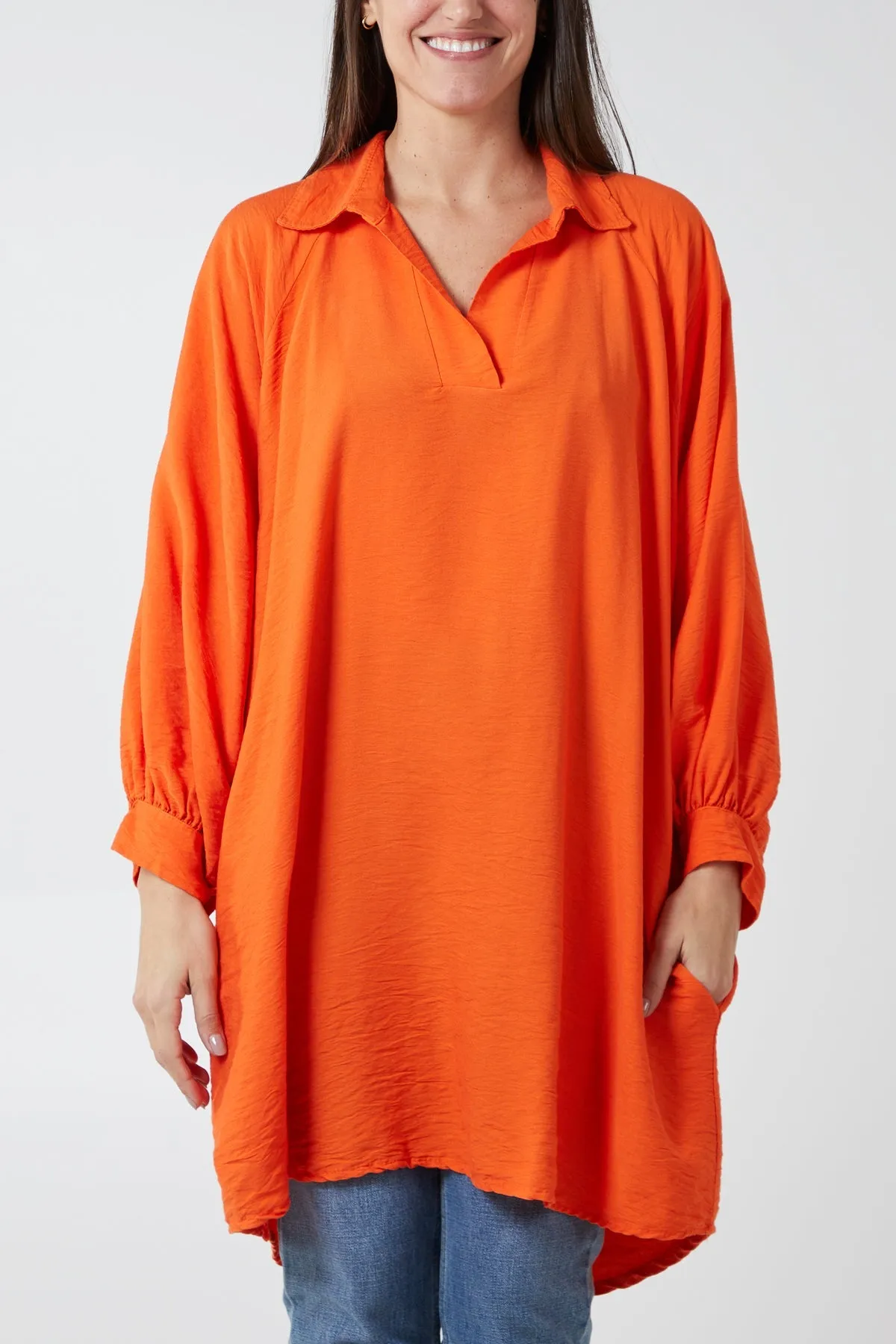 Kiwi Collar Shirt Tunic