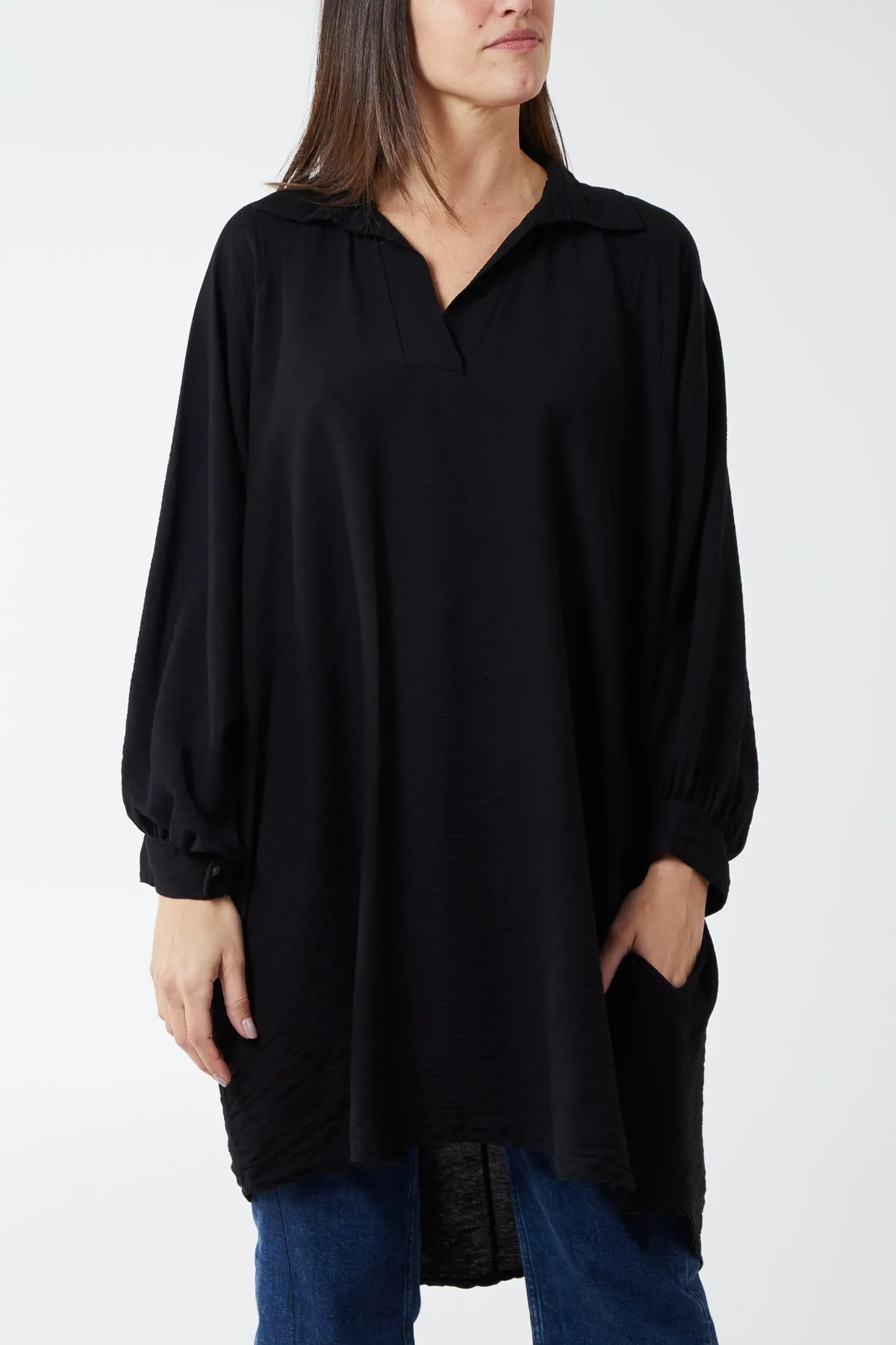 Kiwi Collar Shirt Tunic