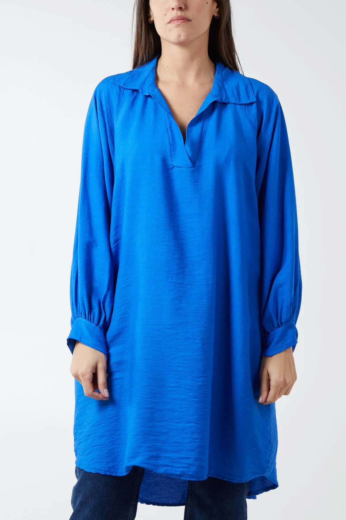 Kiwi Collar Shirt Tunic
