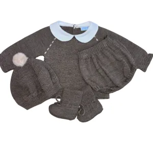 Knitted 4pc Boy Set