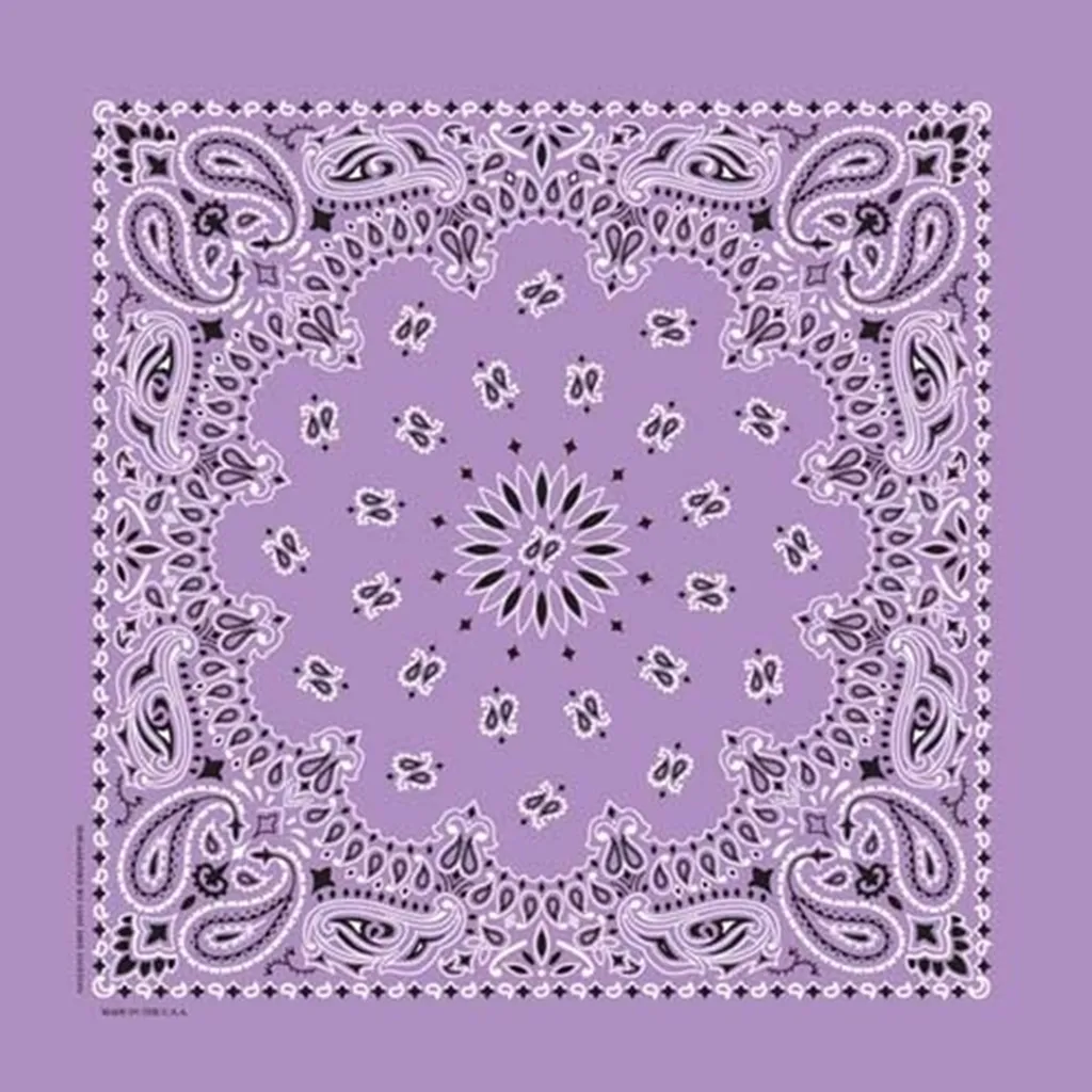 Lavender Paisley Bandana