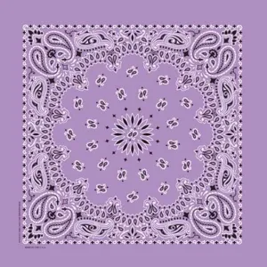 Lavender Paisley Bandana