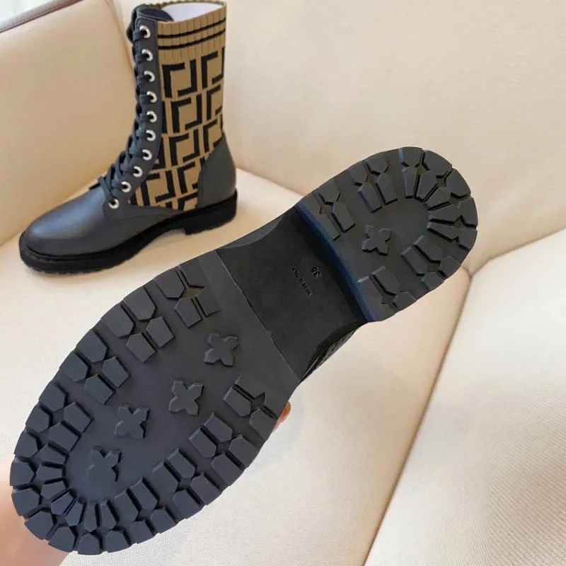 leather Ankle Booties for Women