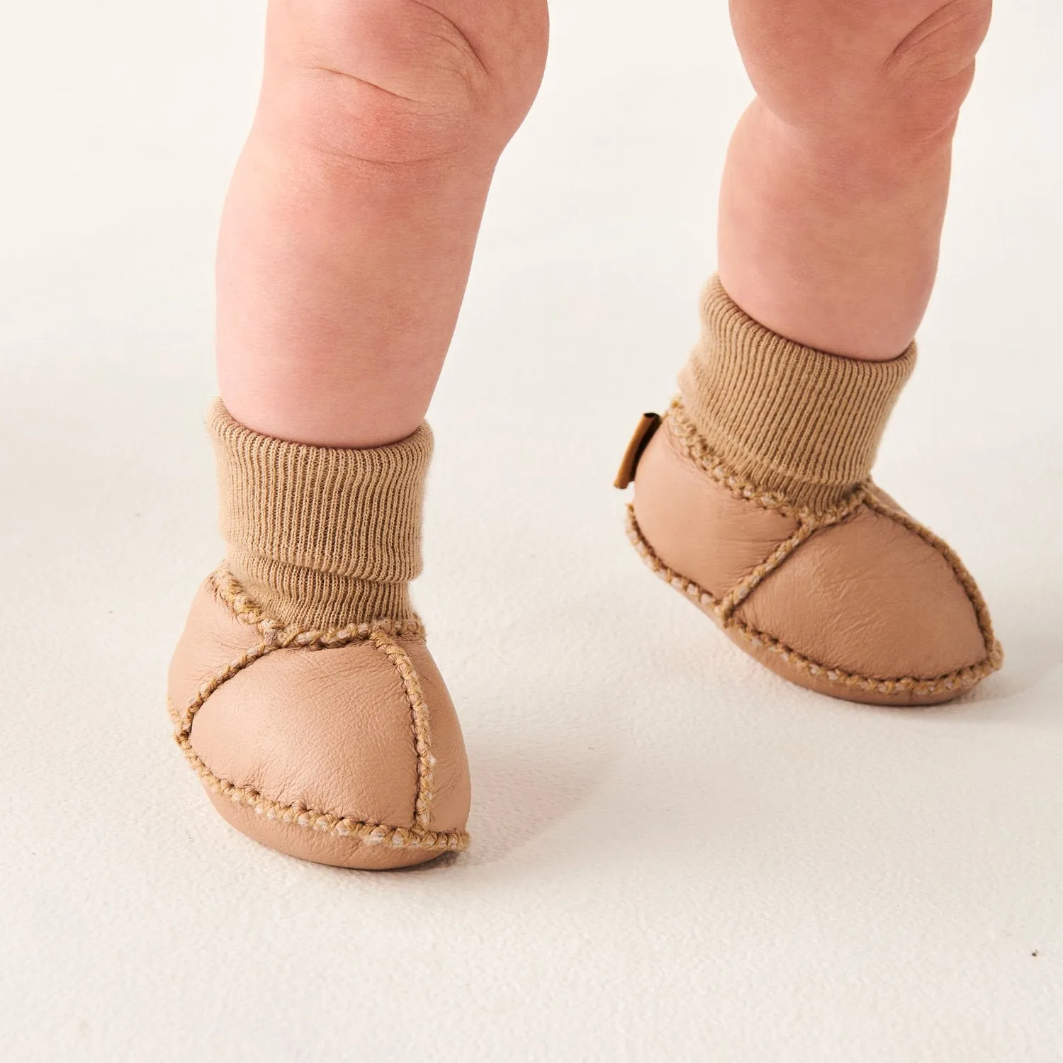 Leather Baby Booties