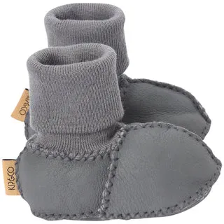 Leather Baby Booties