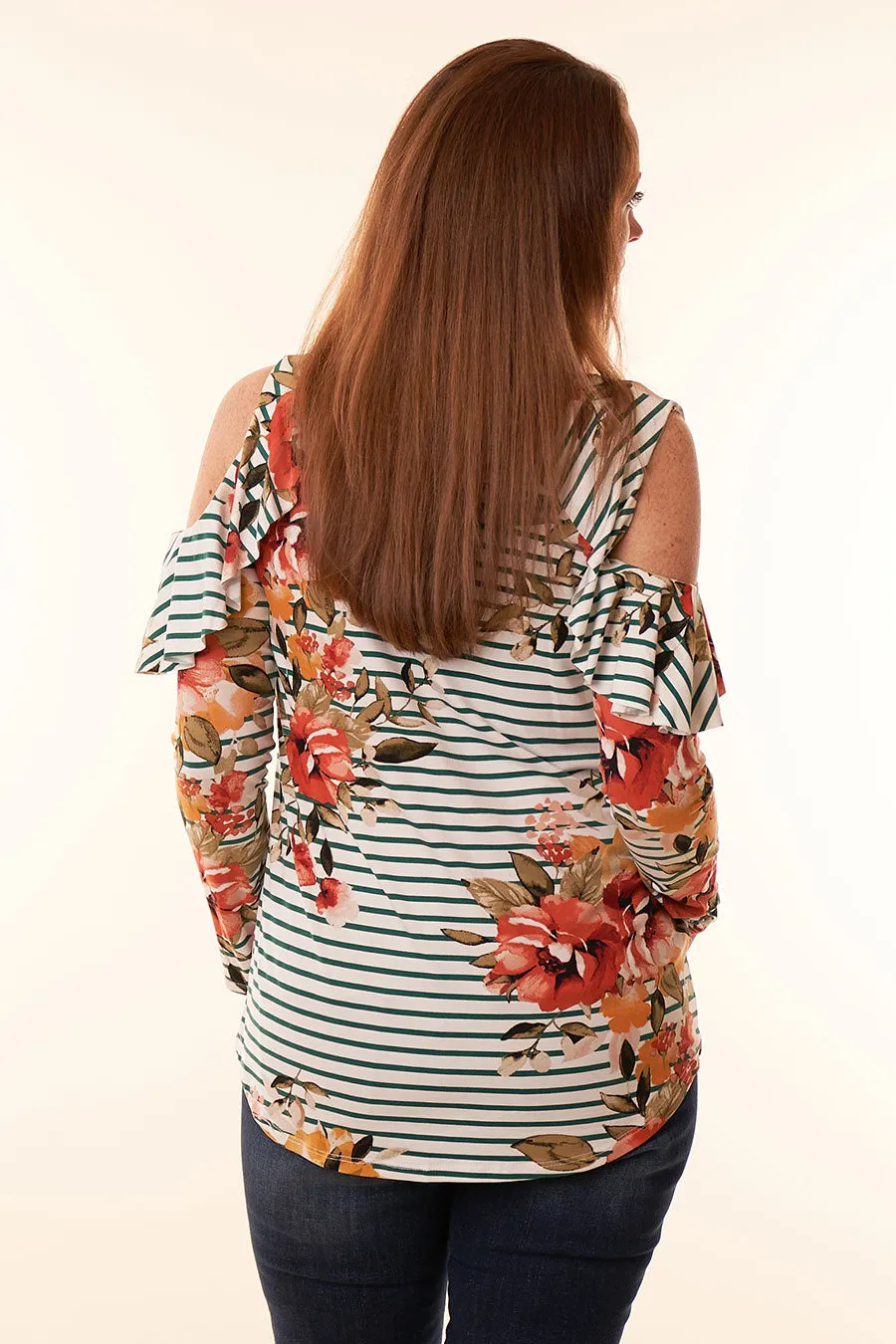 Leave Your Mark Long Sleeve Cold Shoulder Top