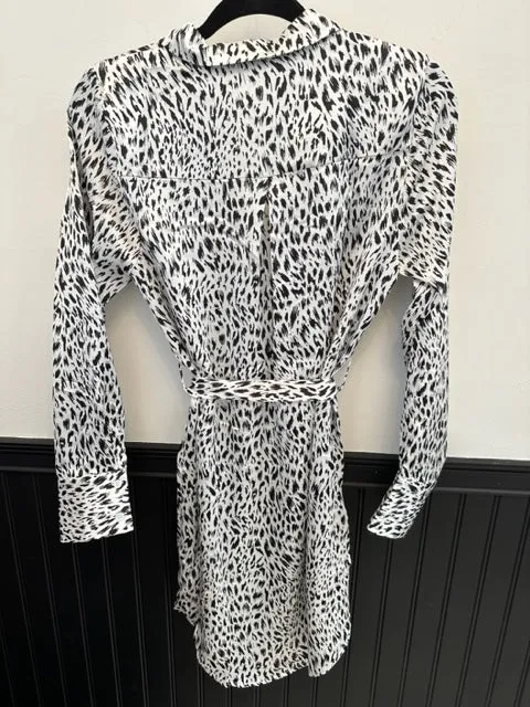 Leopard Shirt Dress