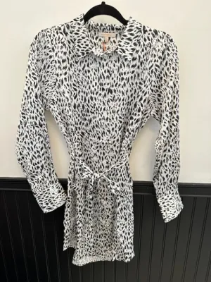 Leopard Shirt Dress