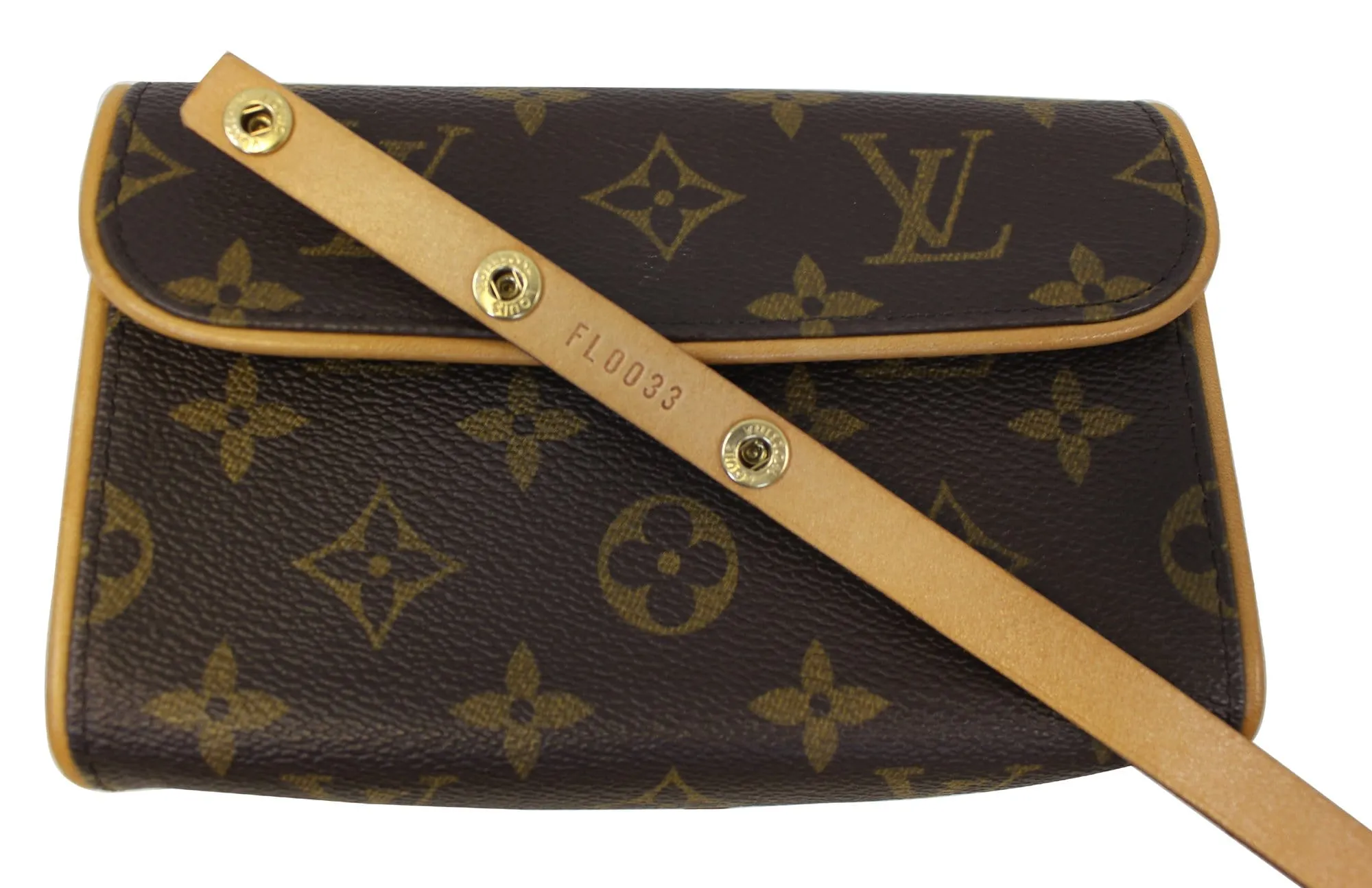 LOUIS VUITTON Monogram Canvas Pochette Florentine Waist Bag