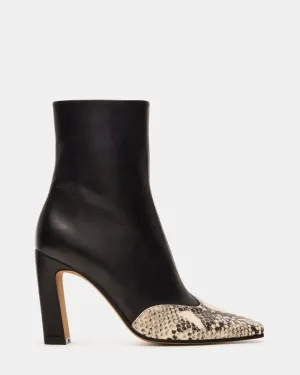 LYLE BLACK LEATHER WITH SNAKE