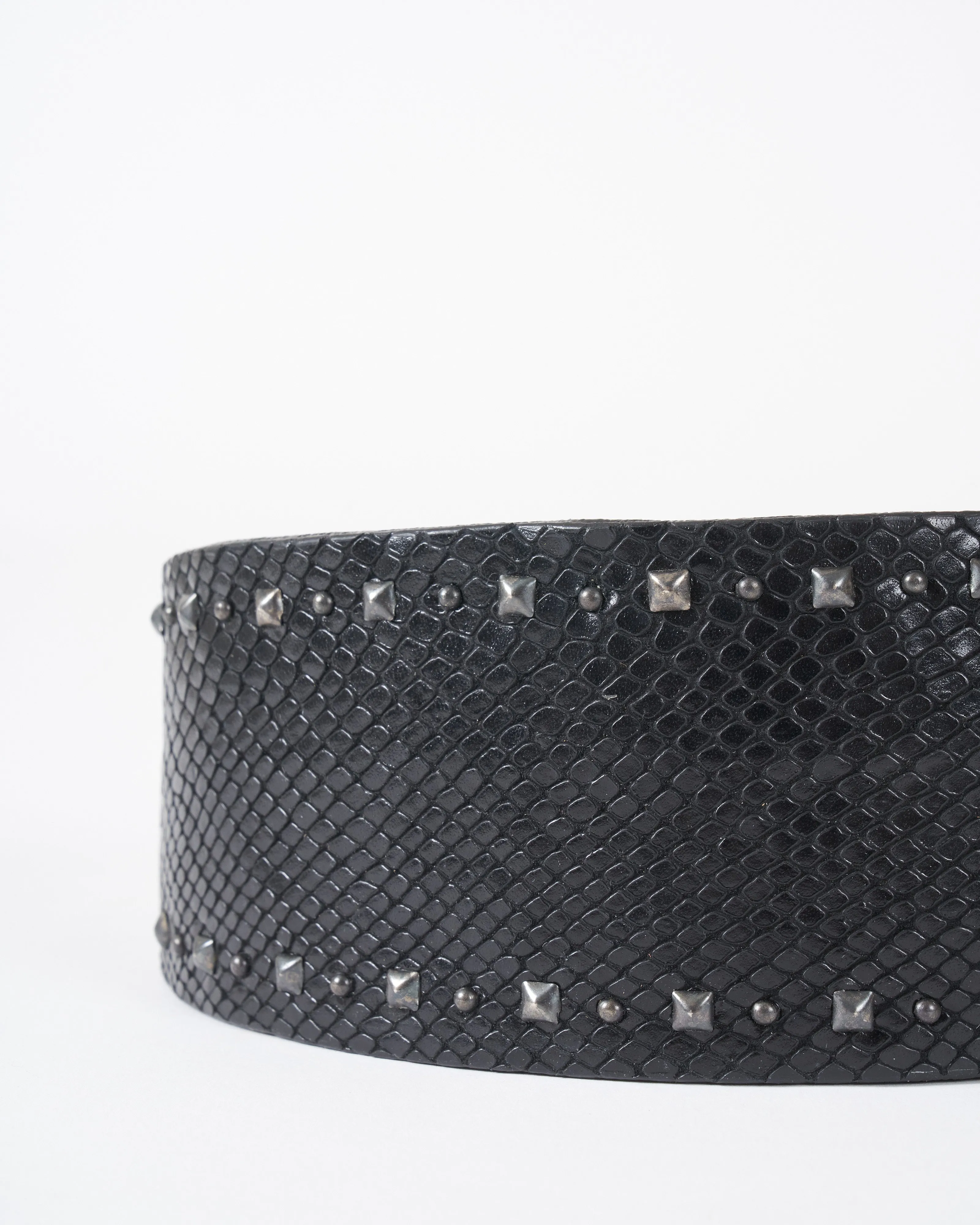 mara belt - black lizard