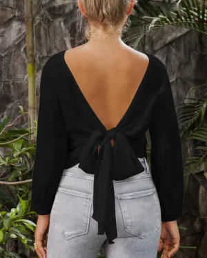 Margot Ballet Wrap Top- Black