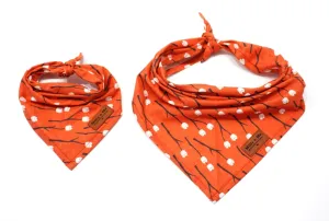 Marshmallows On A Stick Burnt Orange - Pet Bandana