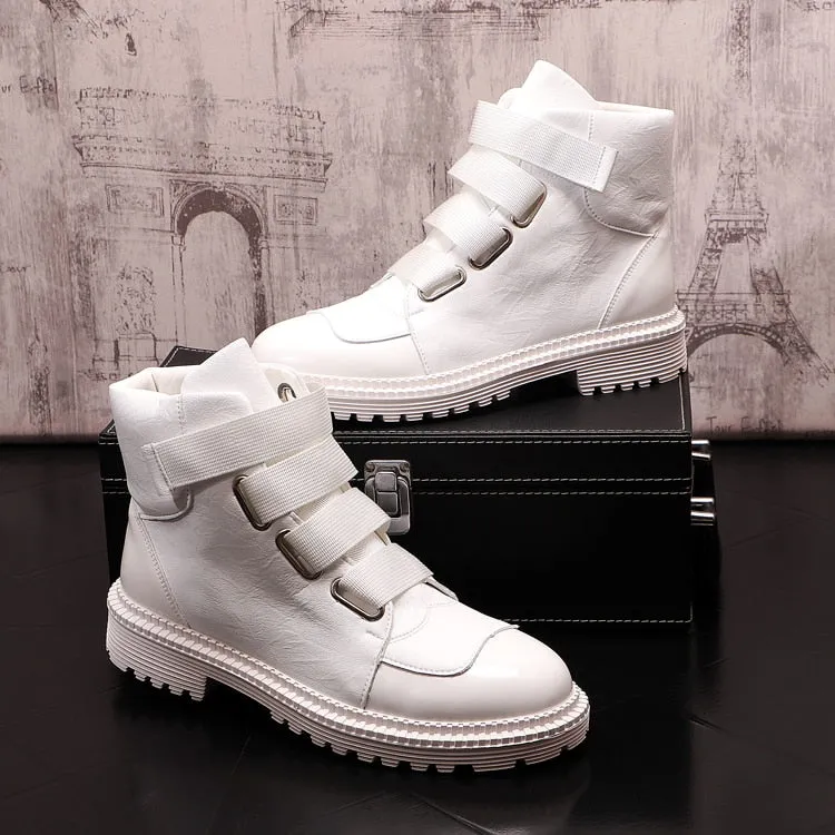 Men luxury fashion warm fur snow boots
