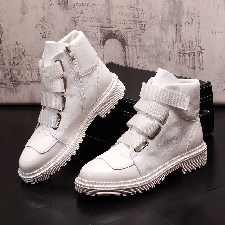Men luxury fashion warm fur snow boots