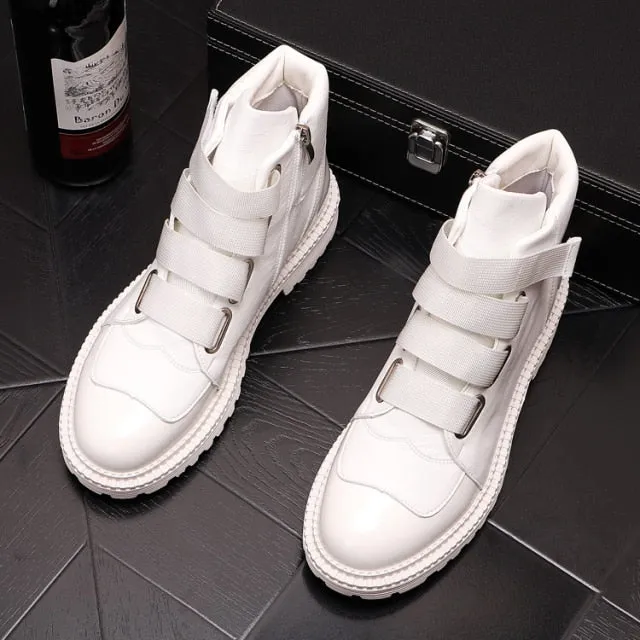 Men luxury fashion warm fur snow boots