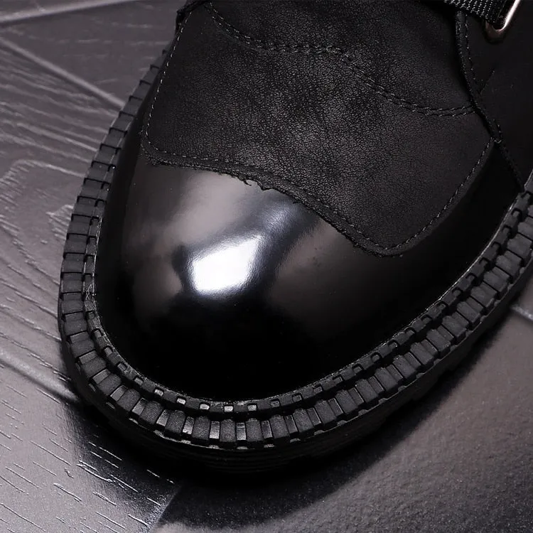 Men luxury fashion warm fur snow boots