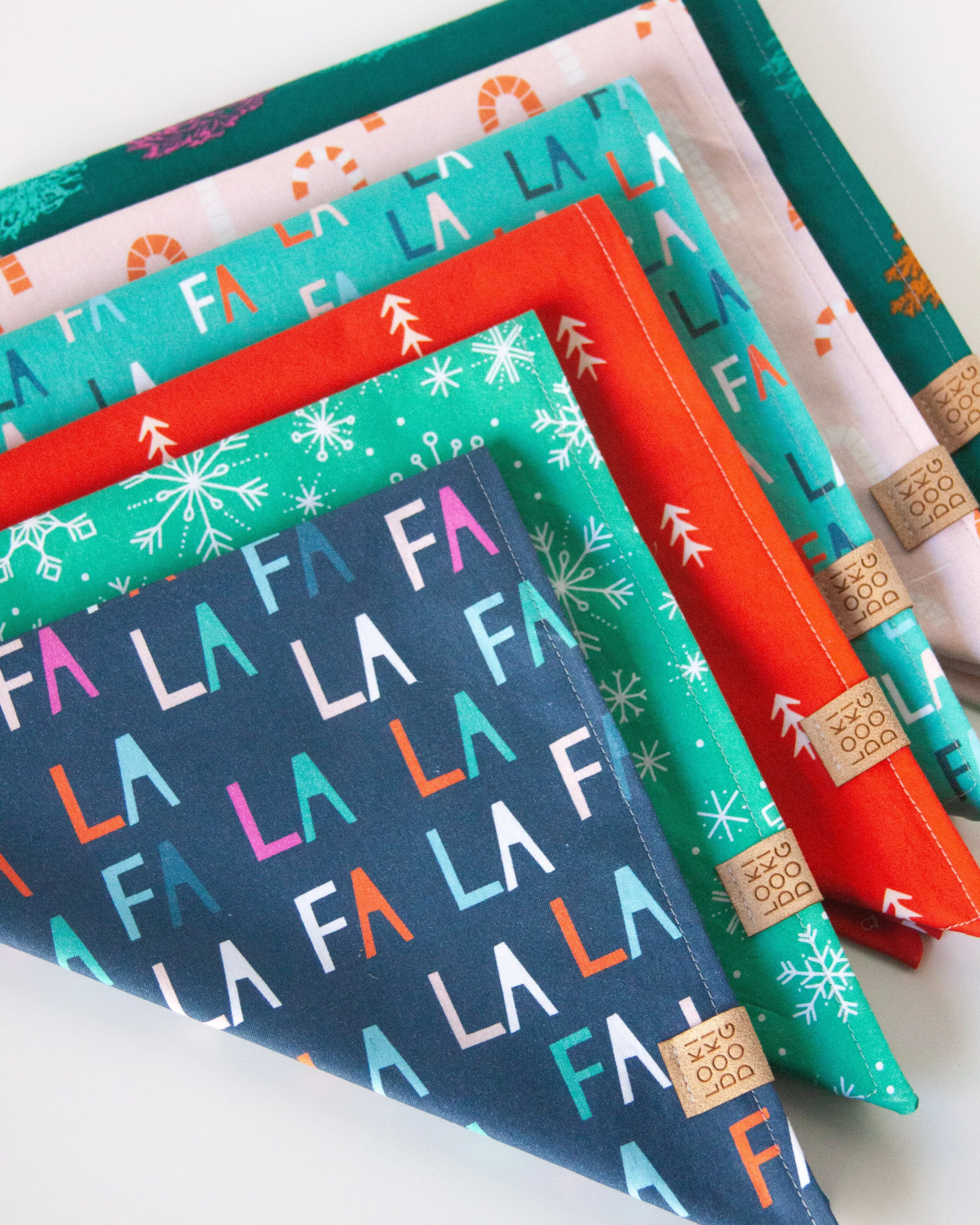 Merry Cheery Fa La La Dog Bandana