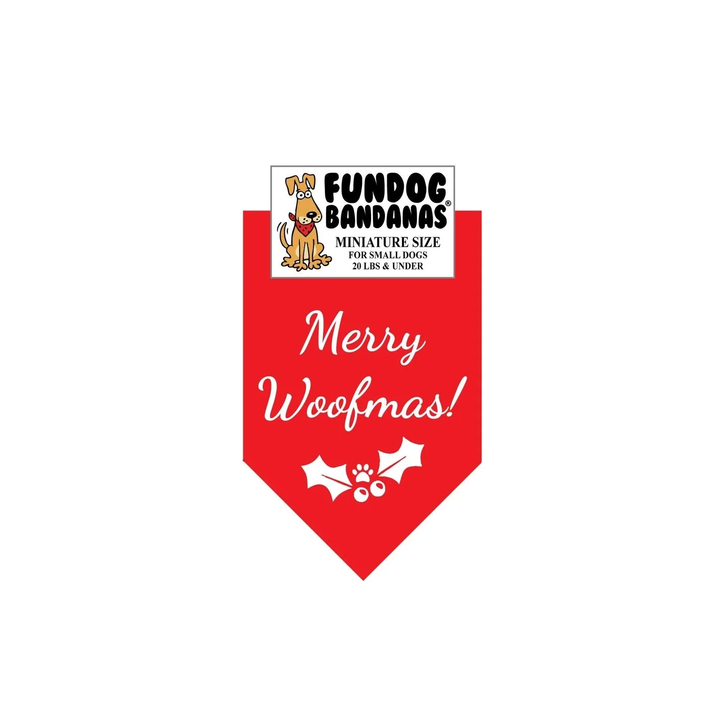 Merry Woofmas - Red and Green - Made in USA