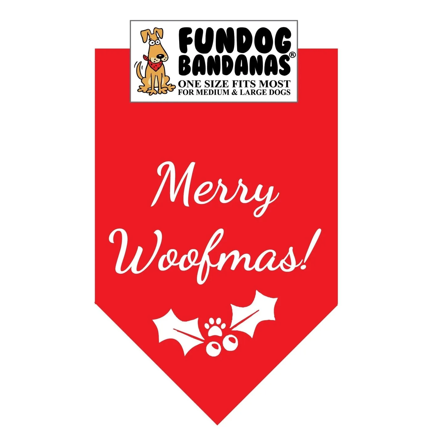 Merry Woofmas - Red and Green - Made in USA