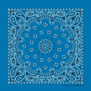 Mirage Blue Paisley Bandana