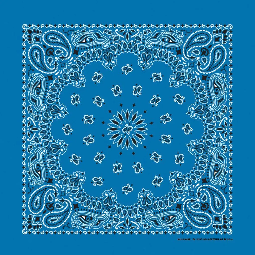 Mirage Blue Paisley Bandana