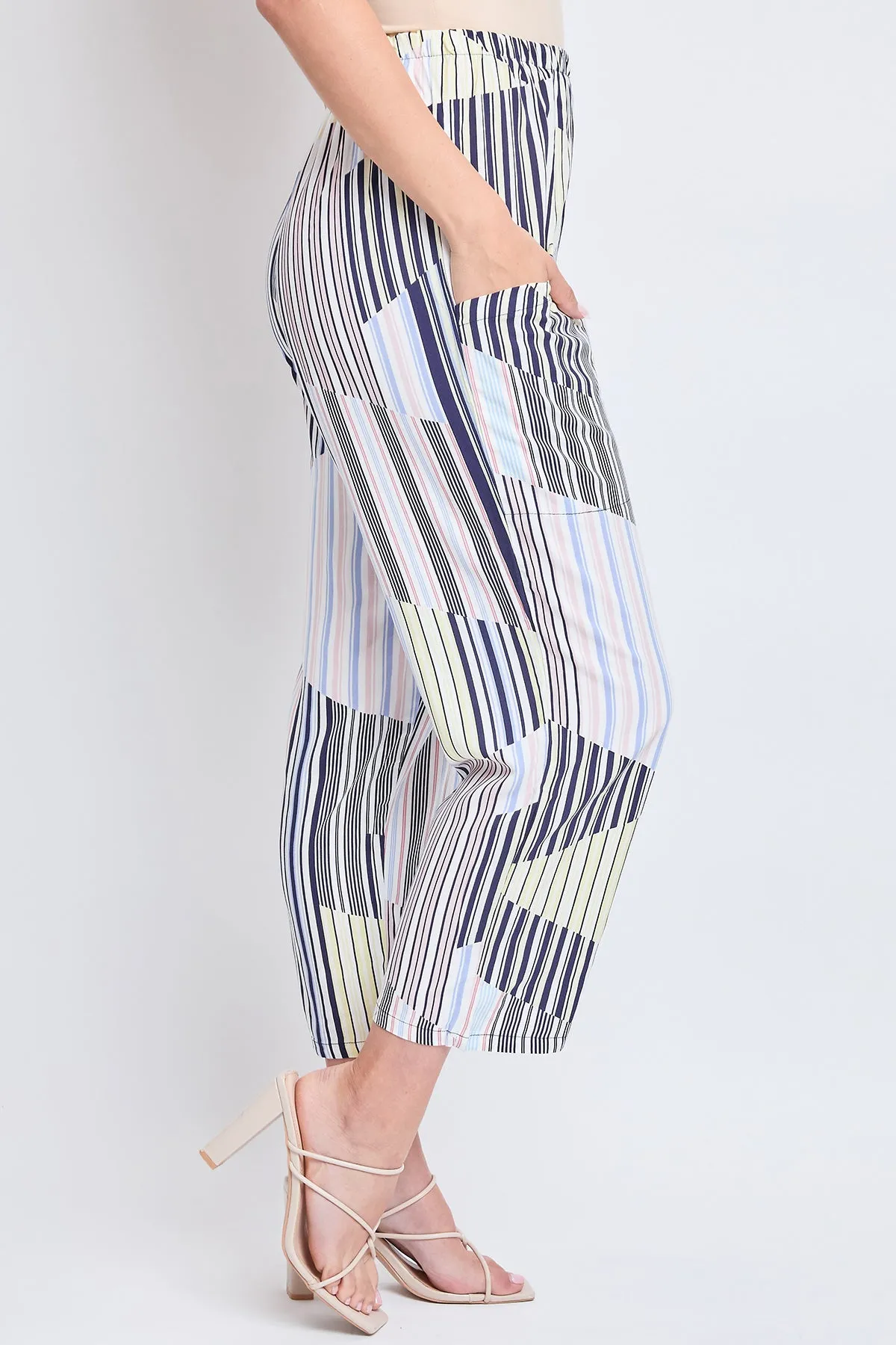 Missy Pull-On Relaxed Rise Pant W/Tapered Leg 6 Pack
