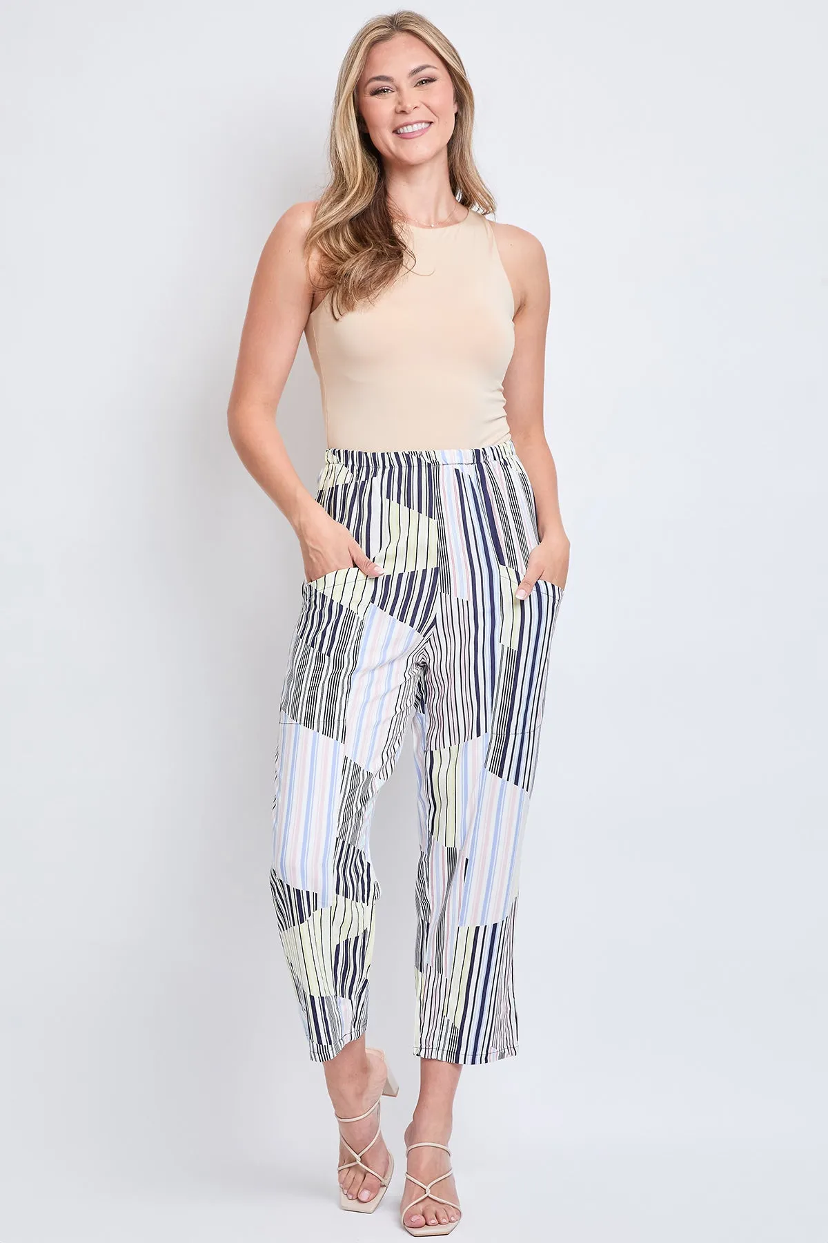 Missy Pull-On Relaxed Rise Pant W/Tapered Leg 6 Pack