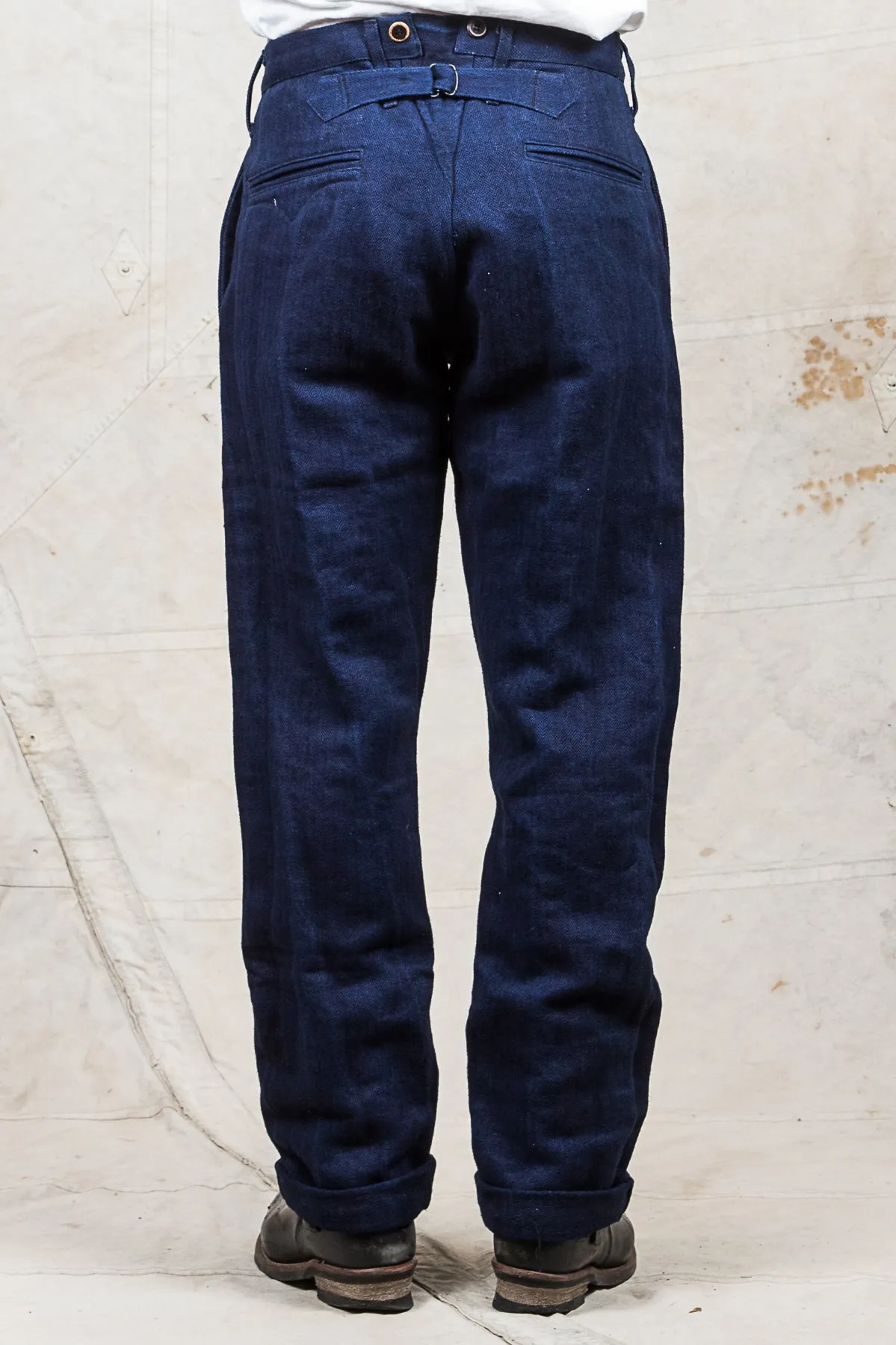 Mister Freedom Le Vaillant Indigo HBT Trousers