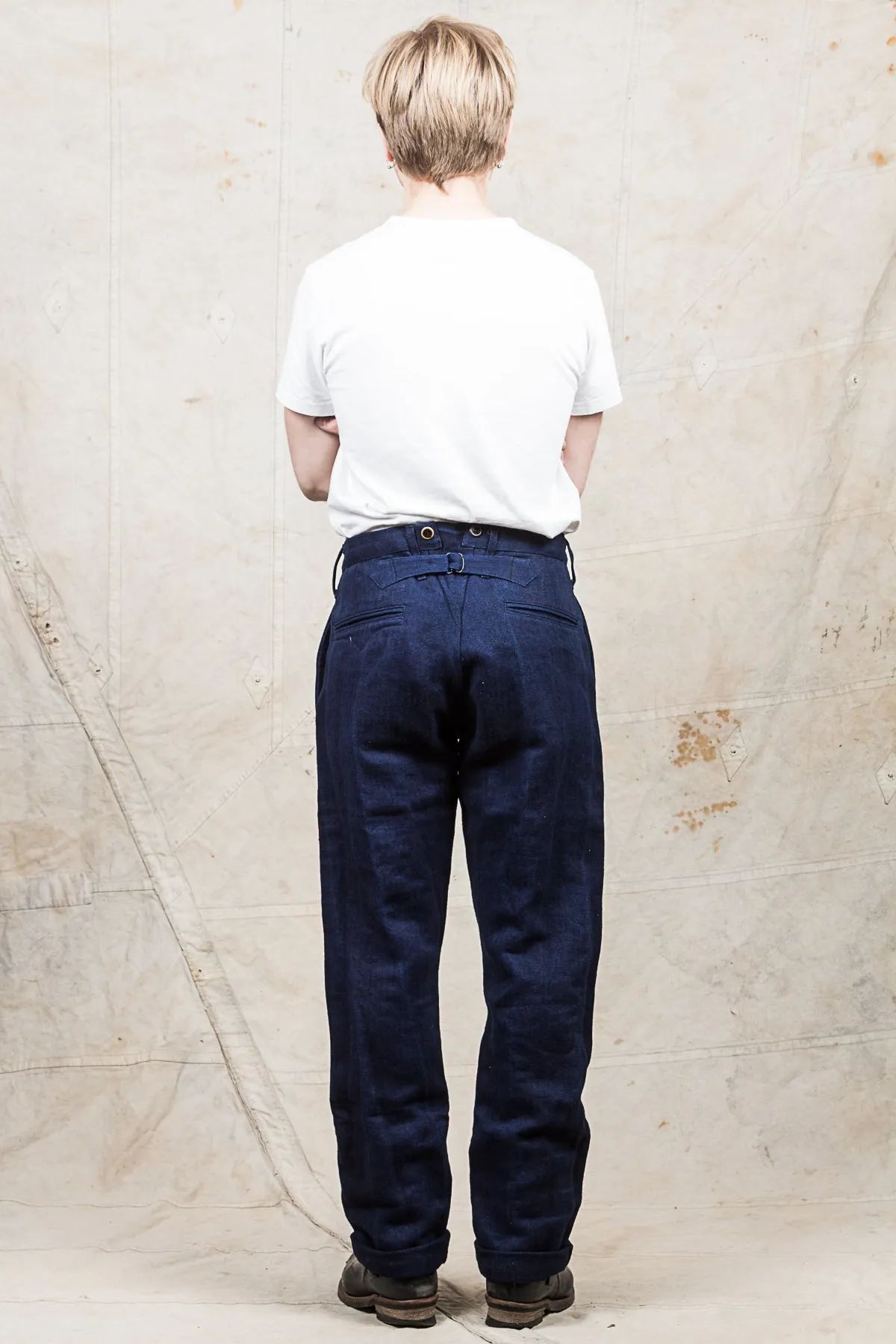 Mister Freedom Le Vaillant Indigo HBT Trousers