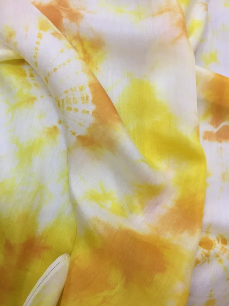 Modal Soft Muslin Tie dye Fabric