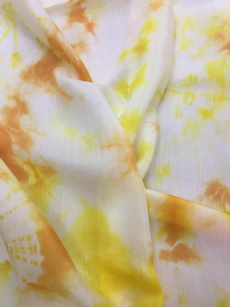Modal Soft Muslin Tie dye Fabric