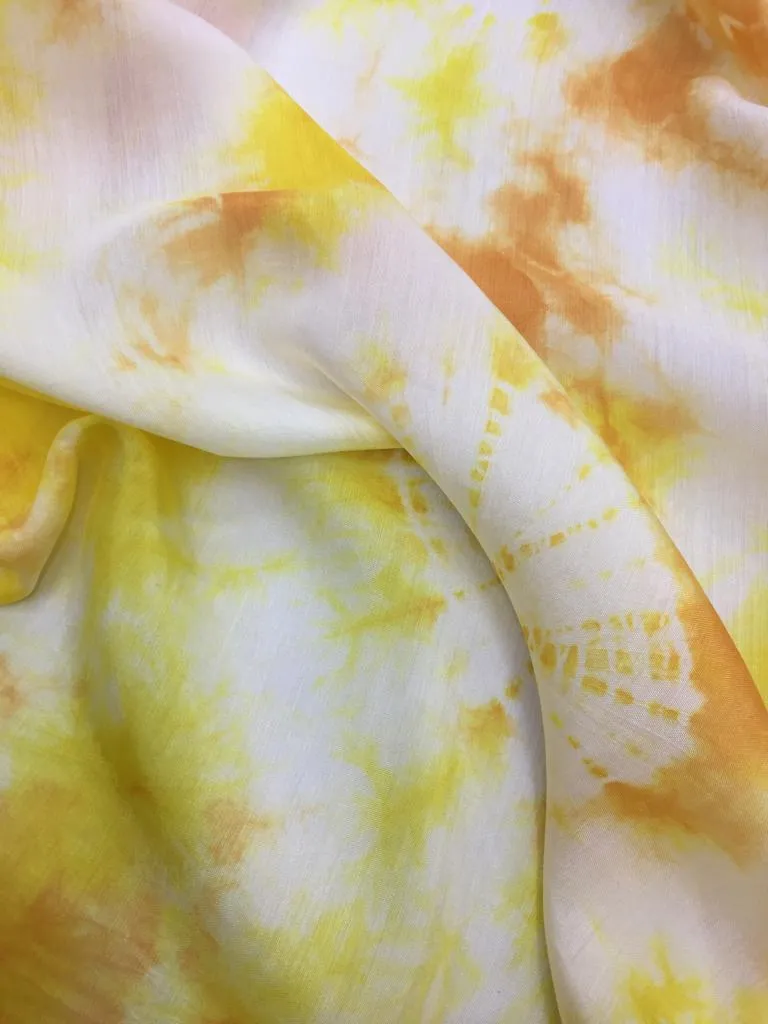 Modal Soft Muslin Tie dye Fabric