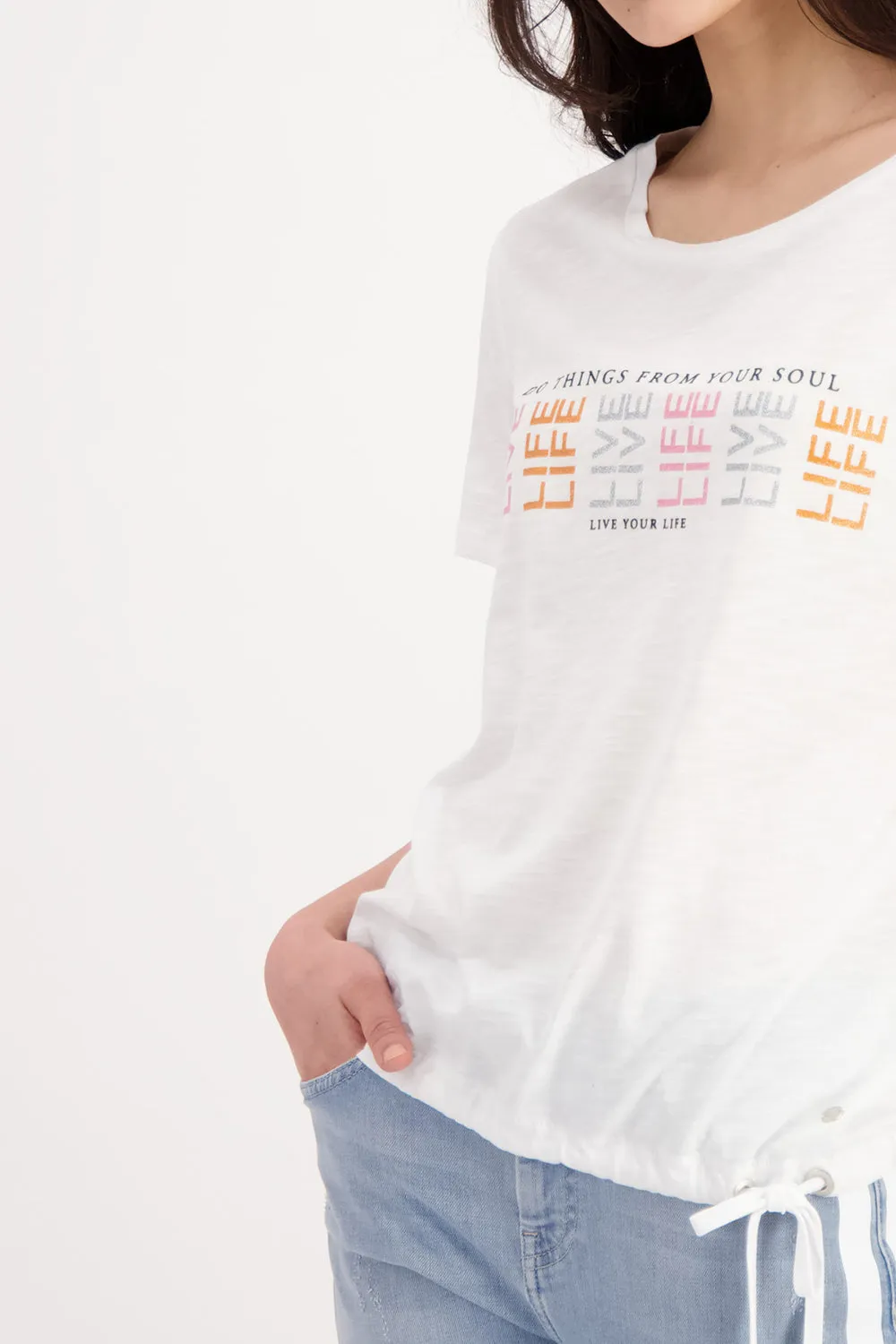 Monari Tee with Front Print M407846