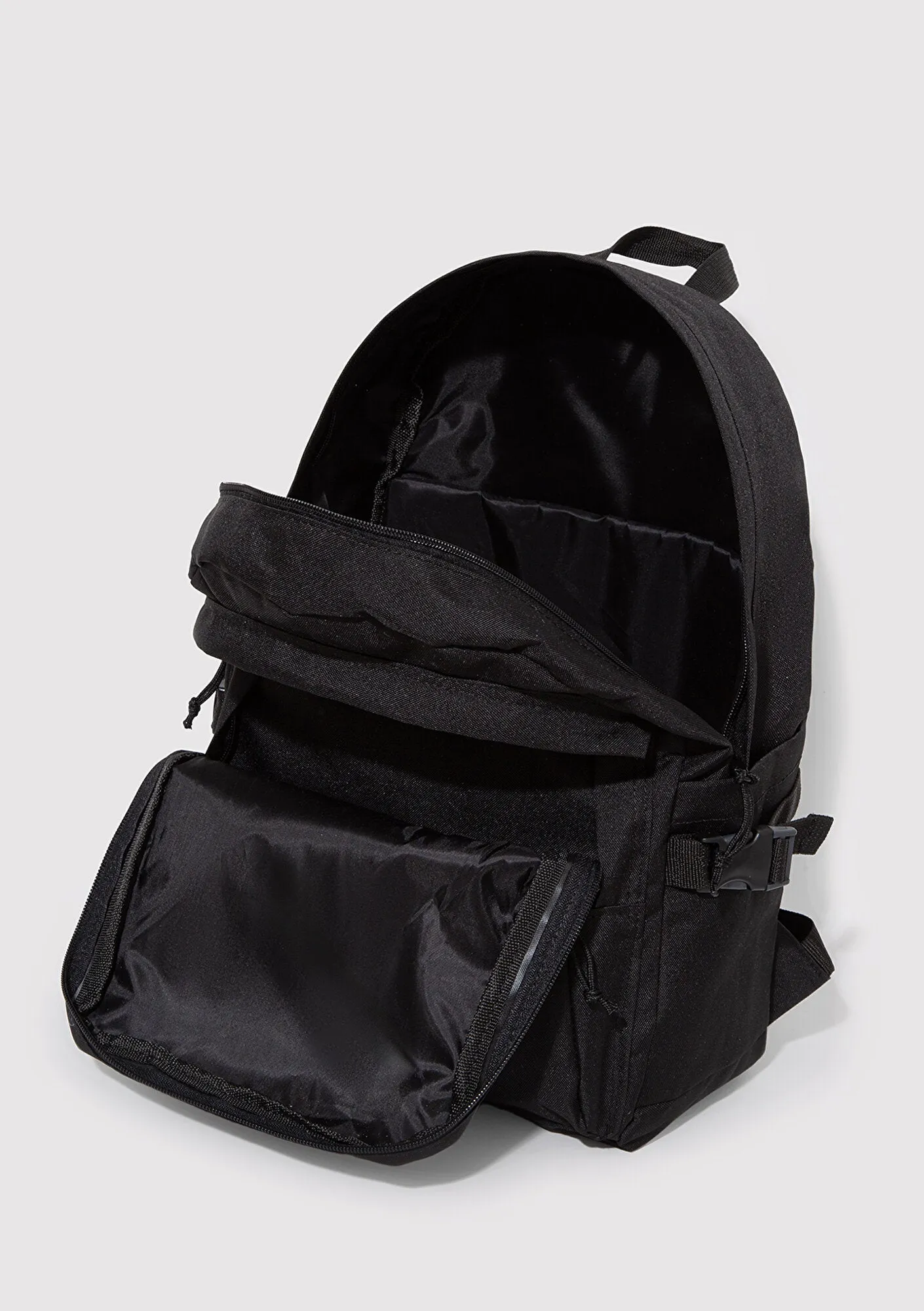 MVJNS Printed Black Backpack