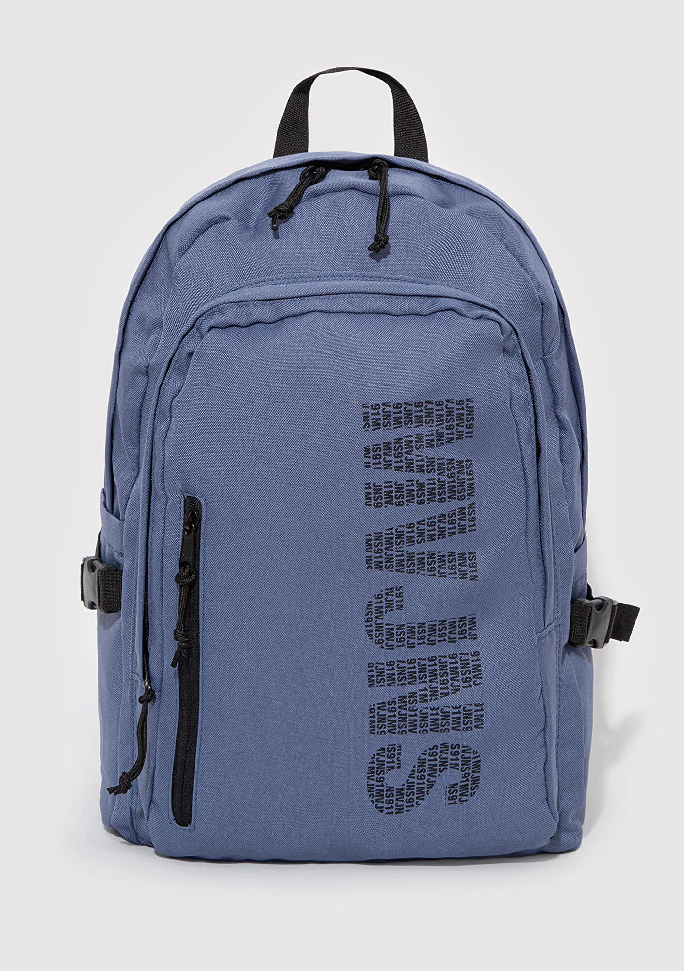 MVJNS Printed Blue Backpack