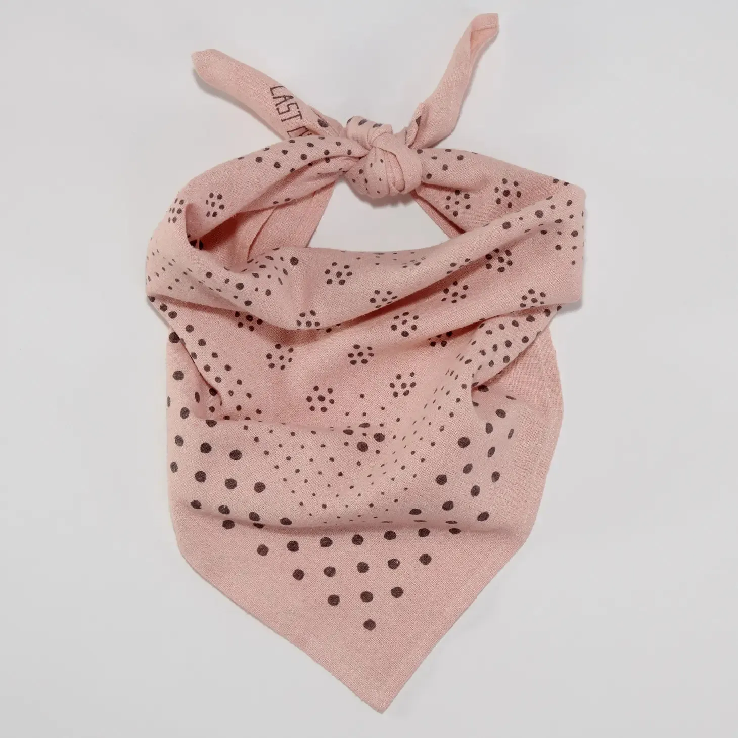 Natural Dye Silk Bandana in Ash Pink