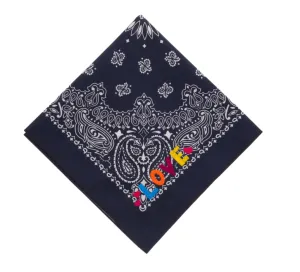 Navy LOVE Bandana