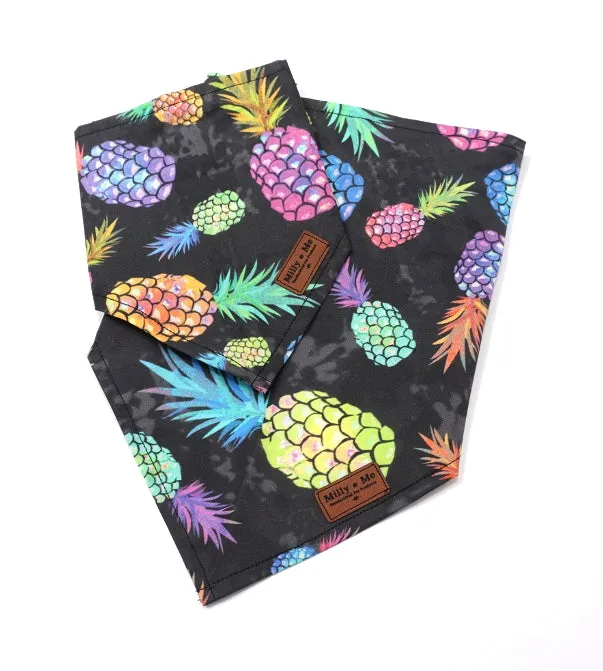 Neon Pineapples - Pet Bandana
