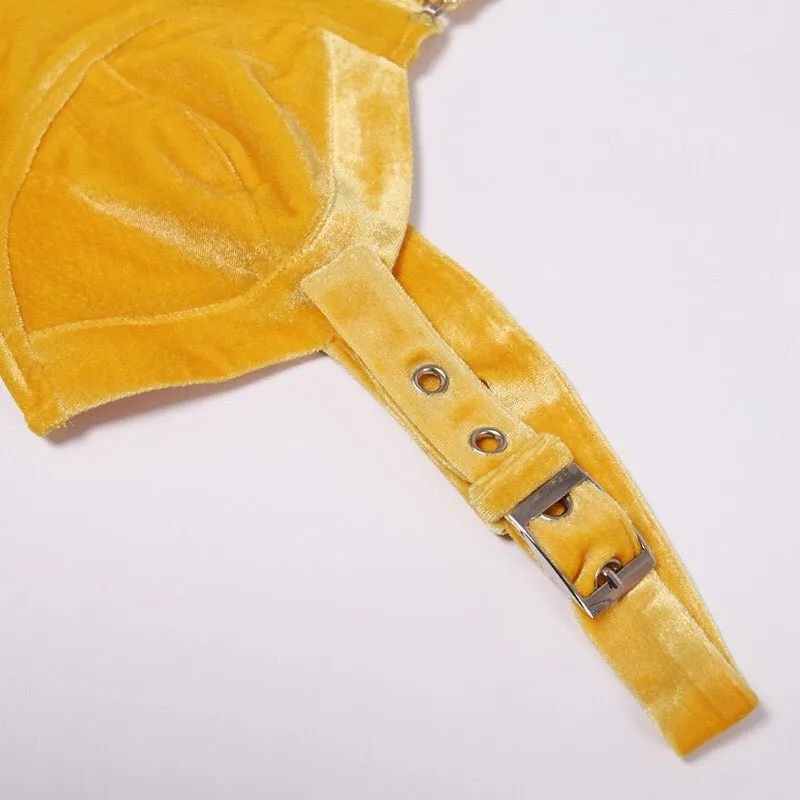 [@_nikiica_] 'YELLOW VELVET" TANK TOP K040101REVIEW