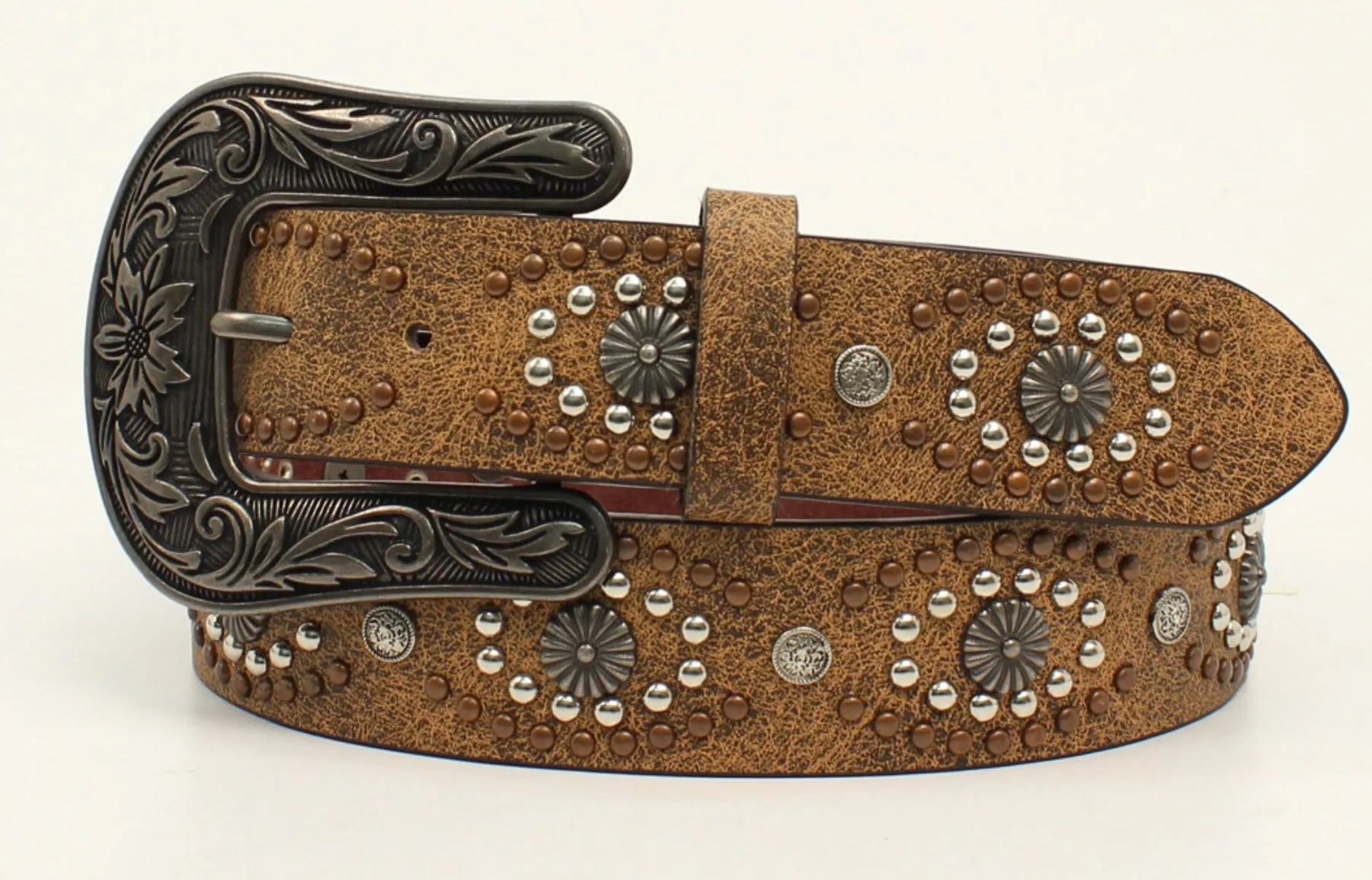 Nocona Studded Western Belt