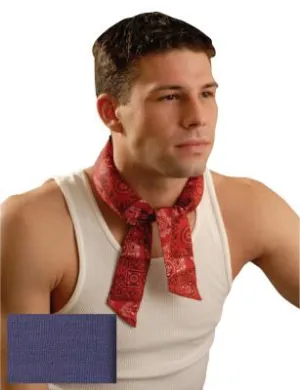 OccuNomix MiraCool Neck Bandana, 1-11/16 in W x 34.75 in L, Navy, 940-018