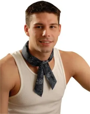 OccuNomix MiraCool Neck Bandanas, 1-11/16 in W x 34.75 in L, Cowboy Blue, 940-CBL